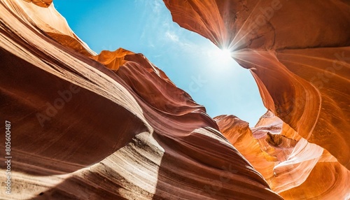 antelope canyon im navajo reservation bei page arizona usa artwork and travel concept