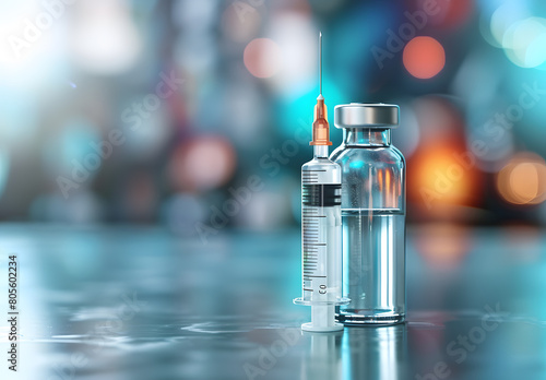 syringe and medicine