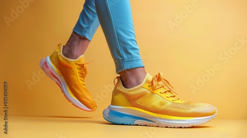 Close Up of Persons Legs and Shoes