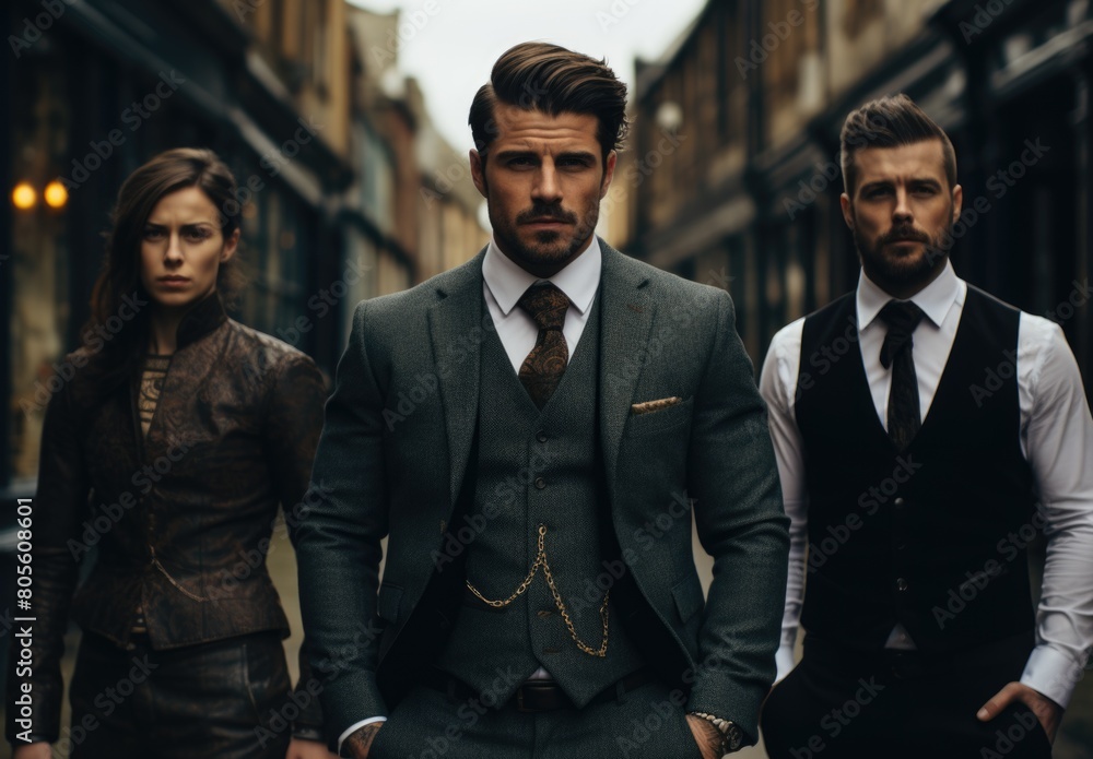 Timeless elegance and modern flair: a curated guide to gentlemen's style, blending sophistication individuality in fashion , encapsulating essence of sartorial refinement contemporary trends.