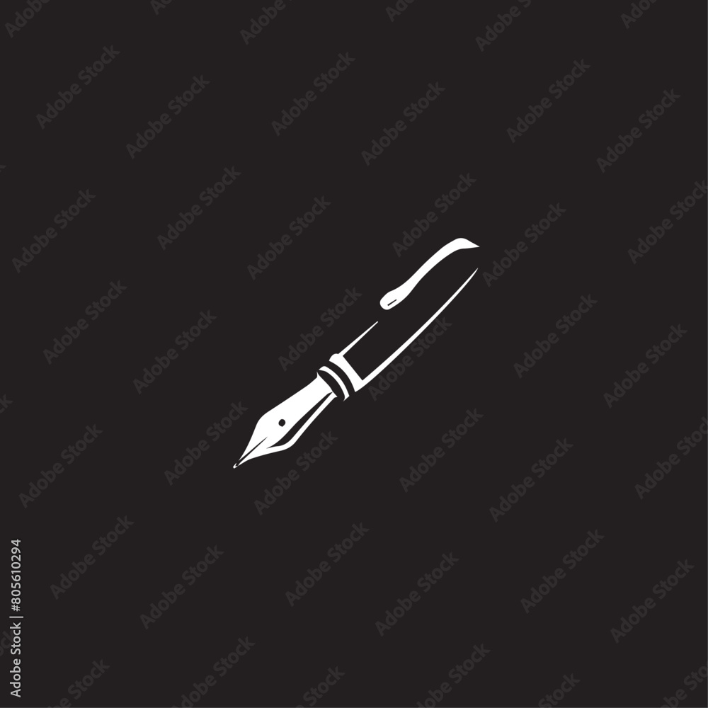 Fountain pen in cartoon, doodle style. Image for t-shirt, web, mobile apps and ui. Isolated 2d vector illustration in logo, icon, sketch style, Eps 10. AI Generative Fountain pen in cartoon, doodle style. Image for t-shirt, web, mobile apps and ui. Isolated 2d vector illustration in logo, icon, sketch style, Eps 10. AI Generative