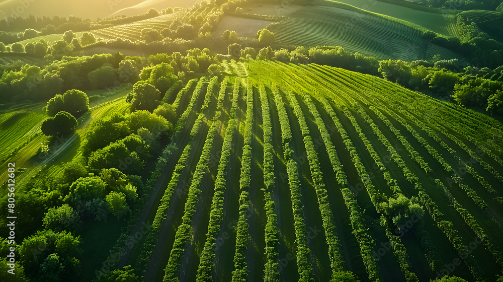 Fototapeta premium green tea plantation