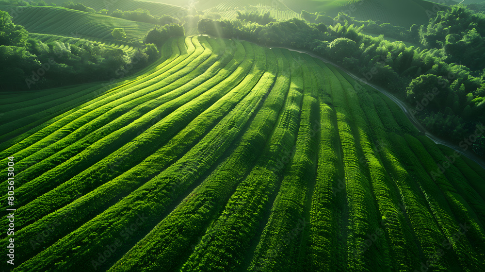 green tea plantation green tea plantation