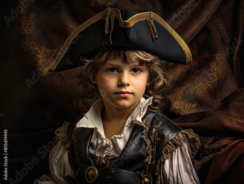 young pirate in period costume photo