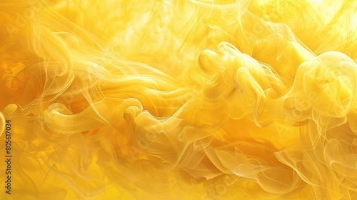 billowing yellow smoke transparent
