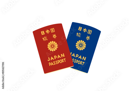 日本のパスポート　Japanese passport