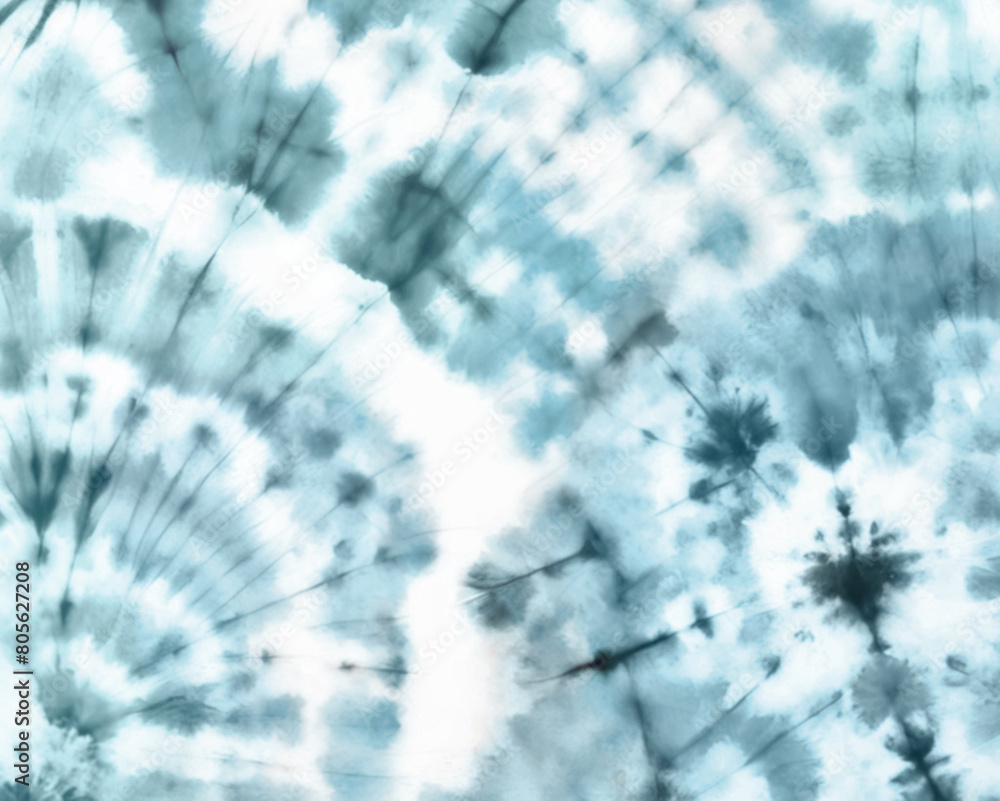 Fototapeta premium Blue tie dye pattern abstract background. Swirl colorful tie dye pattern abstract abstract texture