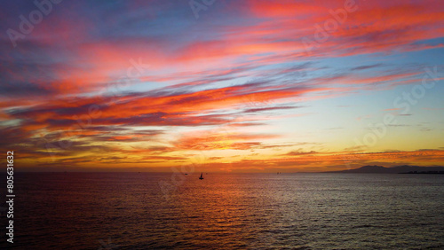  Coast of Bahía de Banderas. Mexico. Sunset. Evening. © Egor