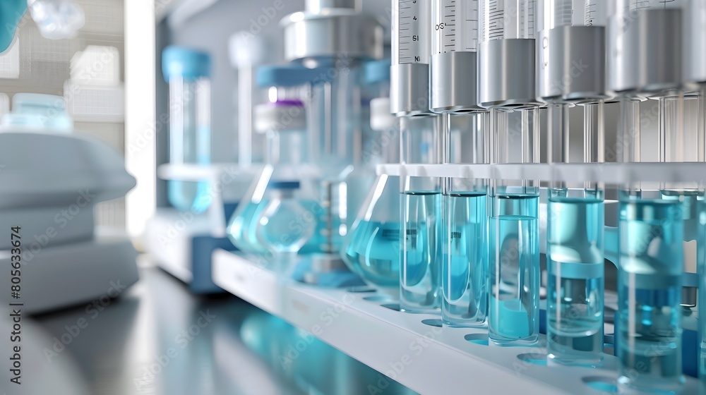 Meticulous Laboratory Procedures in a Hyper Hospital Scene Meticulous Laboratory Procedures in a Hyper Hospital Scene