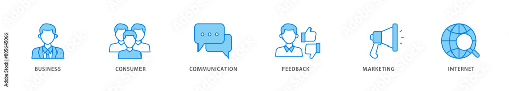 B2C icon packs for your design digital and printing of business, consumer, communications, feedback, marketing, and internet icon live stroke and easy to edit B2C icon packs for your design digital and printing of business, consumer, communications, feedback, marketing, and internet icon live stroke and easy to edit