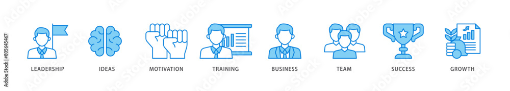 Learn and lead icon packs for your design digital and printing of leadership, ideas, motivation, training, business, team, success, and growth icon live stroke and easy to edit Learn and lead icon packs for your design digital and printing of leadership, ideas, motivation, training, business, team, success, and growth icon live stroke and easy to edit
