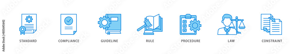 Regulation icon packs for your design digital and printing of standard, compliance, guideline, rule, procedure, law and constraint icon live stroke and easy to edit Regulation icon packs for your design digital and printing of standard, compliance, guideline, rule, procedure, law and constraint icon live stroke and easy to edit