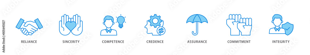Trust icon packs for your design digital and printing of integrity, credence, commitment, assurance, competence, sincerity, reliance icon live stroke and easy to edit Trust icon packs for your design digital and printing of integrity, credence, commitment, assurance, competence, sincerity, reliance icon live stroke and easy to edit