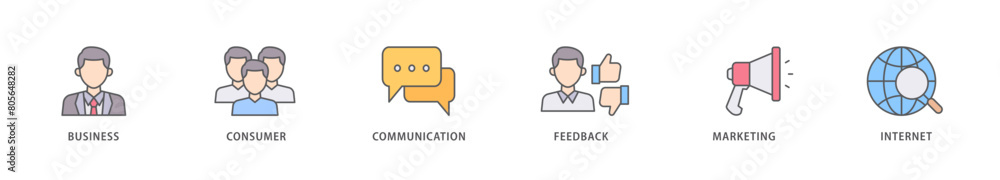 B2C icon packs for your design digital and printing of business, consumer, communications, feedback, marketing, and internet icon live stroke and easy to edit B2C icon packs for your design digital and printing of business, consumer, communications, feedback, marketing, and internet icon live stroke and easy to edit