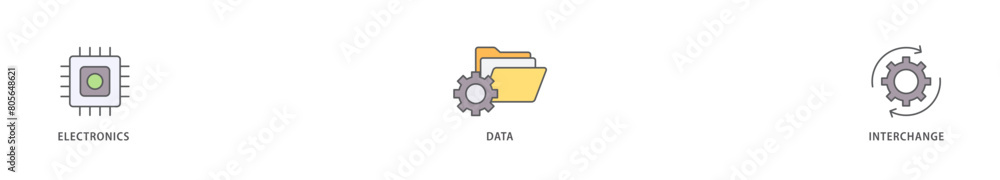 EDI icon packs for your design digital and printing of a cloud server, exchange, database, file, chart, automation, and process icon live stroke and easy to edit EDI icon packs for your design digital and printing of a cloud server, exchange, database, file, chart, automation, and process icon live stroke and easy to edit