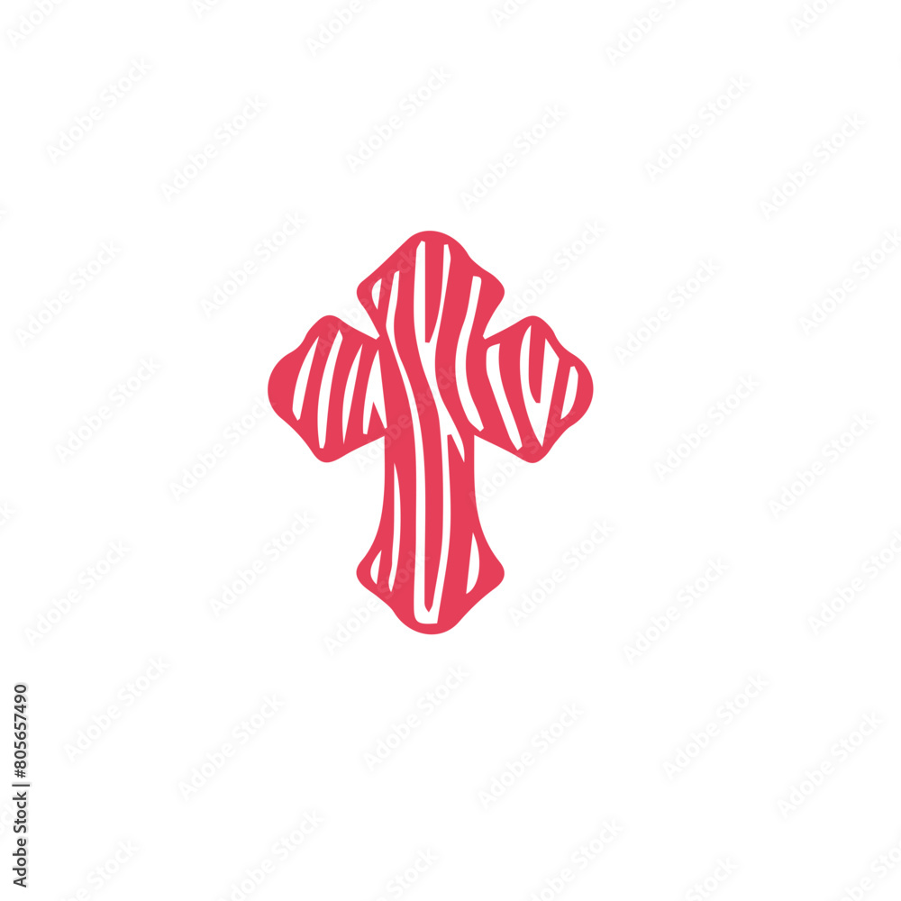 Christian cross icon Vector illustration design . Christian cross icon Vector illustration design .