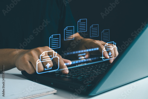 Papier peint File Transfer