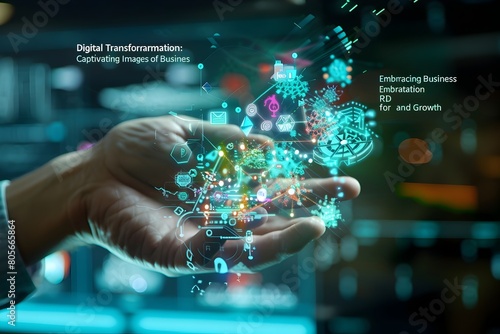 Innovative Digital Transformation:Captivating Visuals of Businesses Embracing Research and Development for Adaptation and Growth