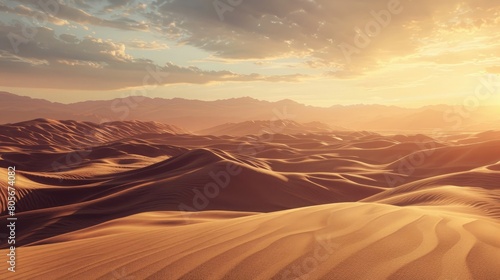 Renewable Energy and Data Storage Integration in Desert Landscape