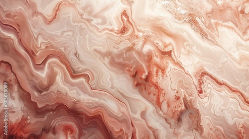 A closeup of an abstract marble pattern, with swirling patterns in shades of brown and white resembling the surface of Mars. The background is a soft gradient from light to dark red.