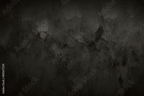 Fundo de parede de pedra de concreto texturizado grunge preto escuro preto photo