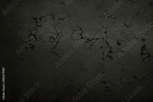 Fondo de pared de piedra de hormigón con textura grunge negro oscuro negro