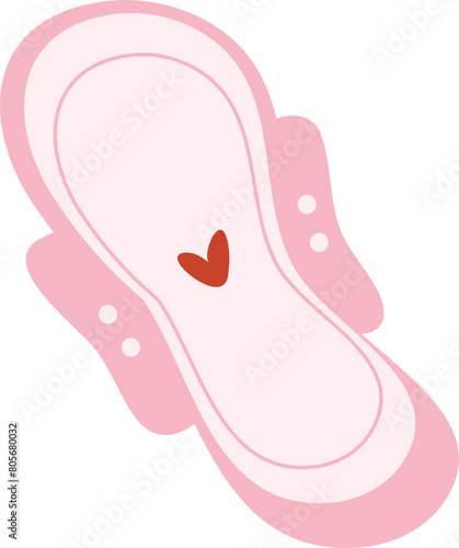 Menstruation Illustration. Menstrual clipart 
