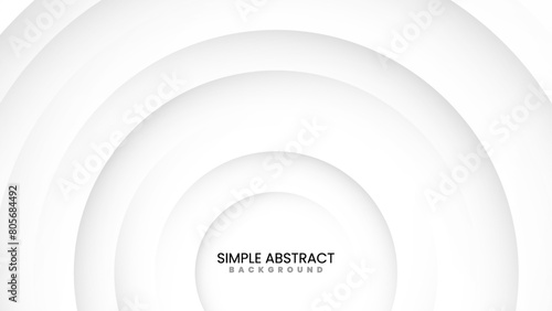 Minimalist White Background with Subtle Circle Shadows