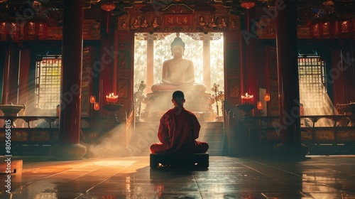 Serenity in the Heart of the Temple