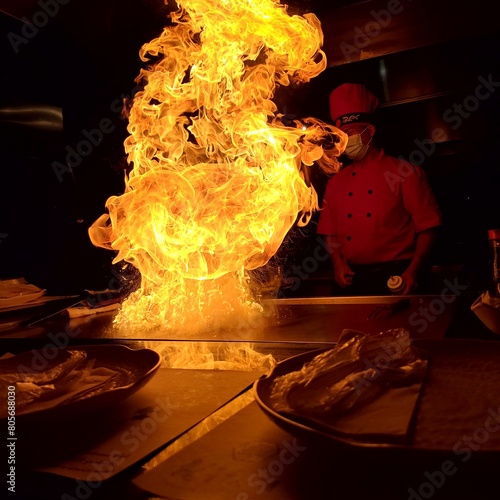 Hibachi Flame photo