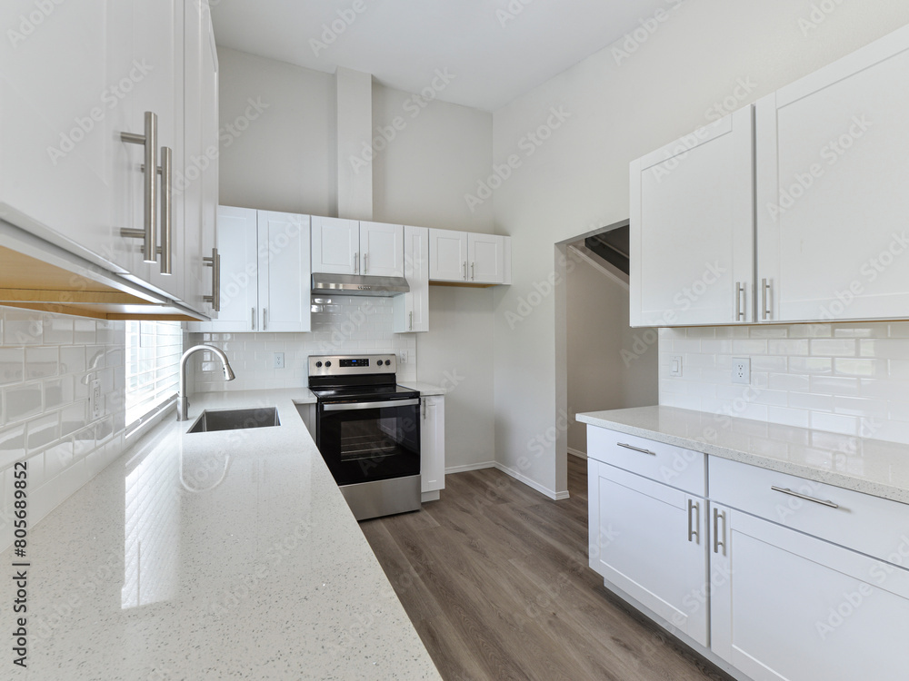 Modern residential kitchen interior Modern residential kitchen interior