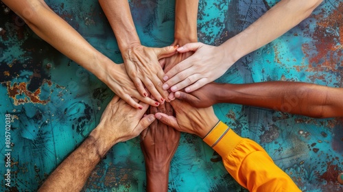 Multicultural Team Building: Emphasizing Workplace Inclusivity and Collaboration through Unity photo