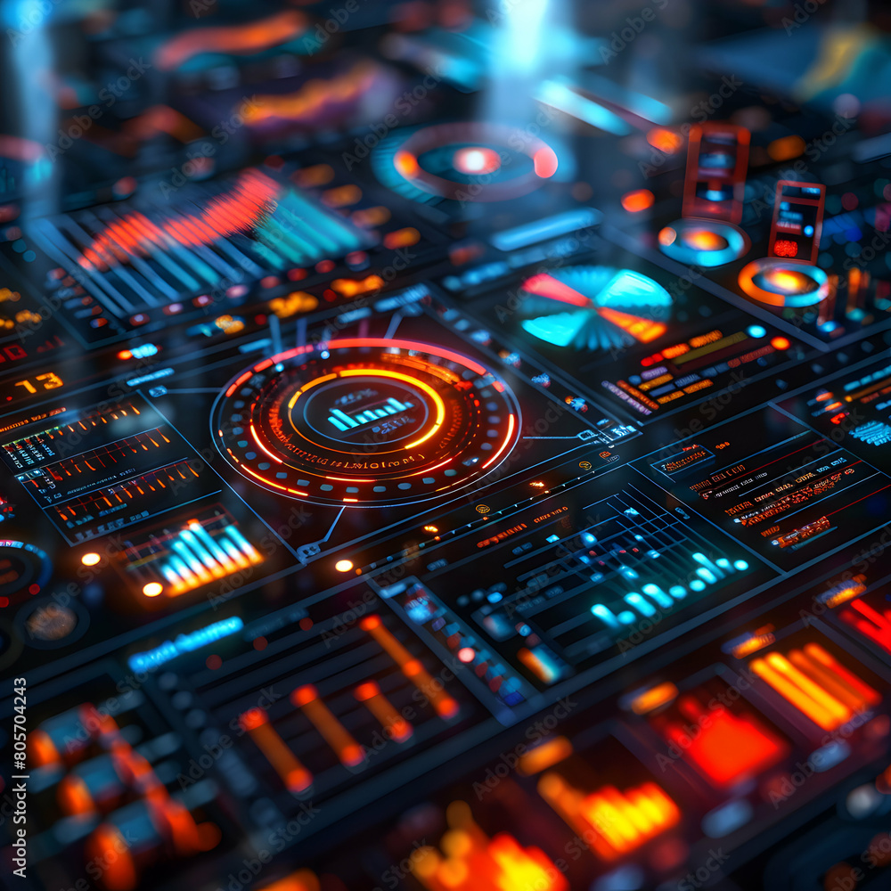 Data Analysis Visualization: Presenting Complex Data in a Visually Appealing 3D Illustration Data Analysis Visualization: Presenting Complex Data in a Visually Appealing 3D Illustration