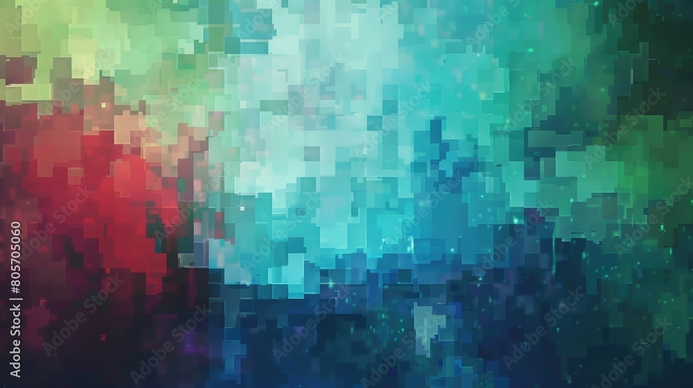 Pixelated abstract background offers a modern twist, blending digital aesthetics with artistic flair, Ai Generated.