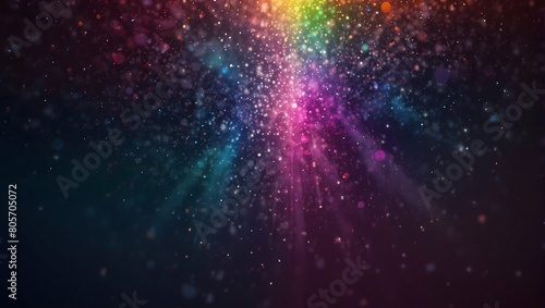 beautiful light sparkle background. design for banner, poster, web, social media. generative ai