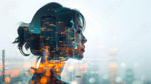 Digitized Logistic Innovation Hub  Women Double Exposure in Logistic Area
