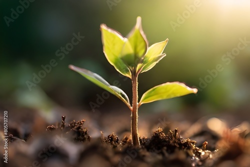 sprout in the ground   save the environment  ecology concept  sustainability   renewable energy   environmental  day   earth day