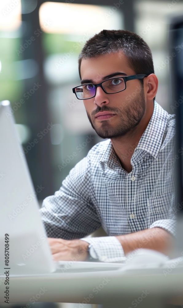 Fototapeta premium Software Developer develop some software 