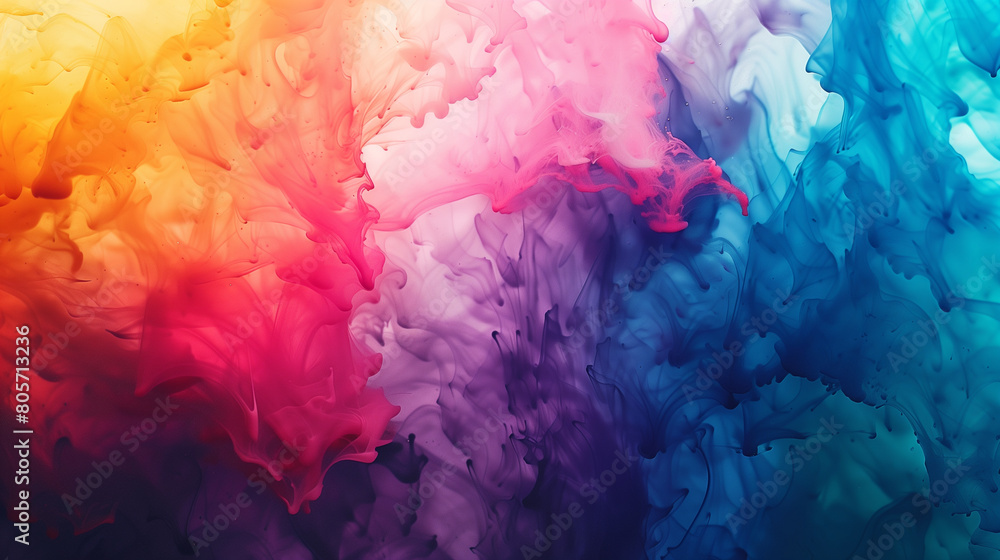 colorful abstract background, multicolor liquid wallpaper 