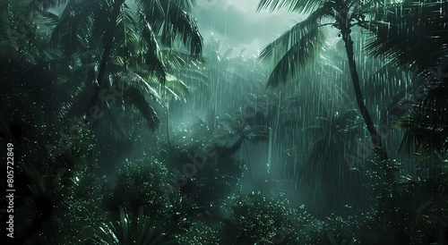 The green vegetation creates an atmosphere full of mystery