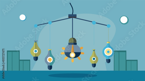 Creating a mobile using old light bulbs and scrap metal to add a funky touch to a room..