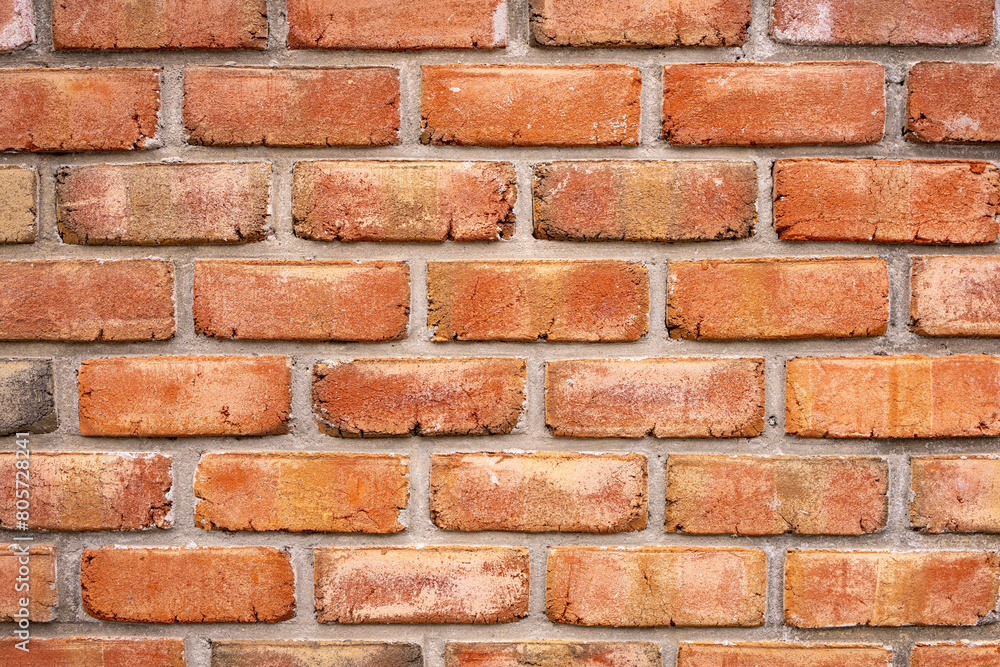 Fototapeta premium red brick wall background