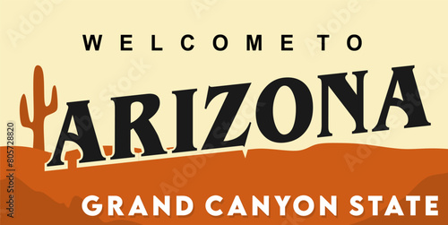 welcome to arizona grand canyon state