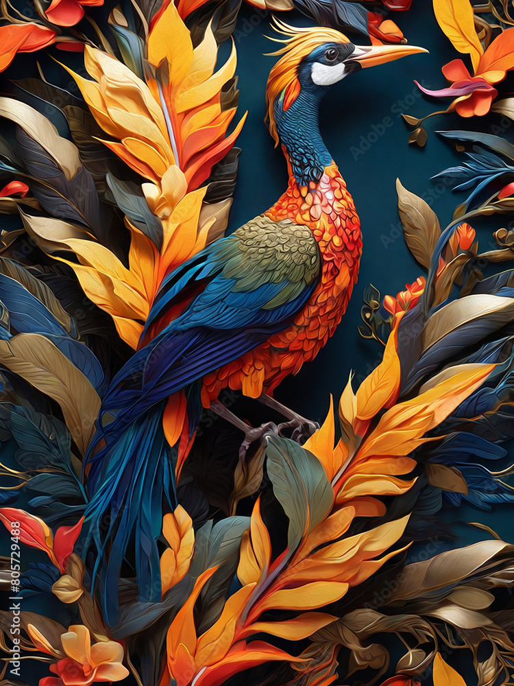 Obraz premium bird of paradise