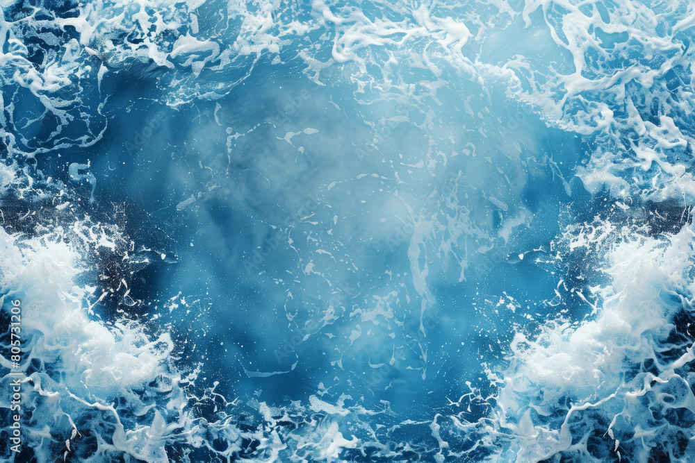 Fototapeta premium sea theme background with blank copy space 
