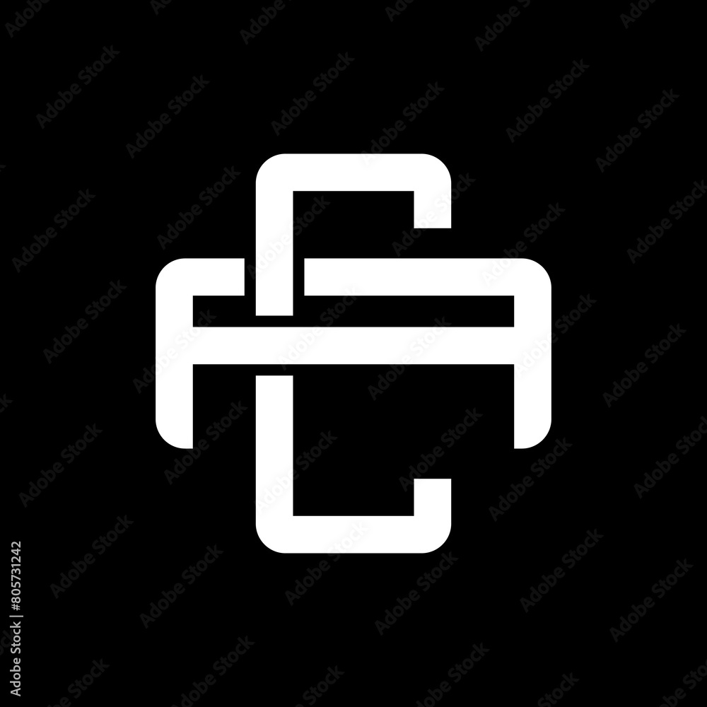 AE or EA monogram logos overlapping.	