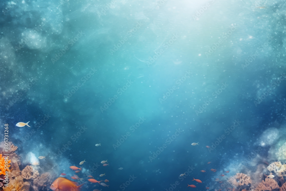 Fototapeta premium sea theme background with blank copy space 