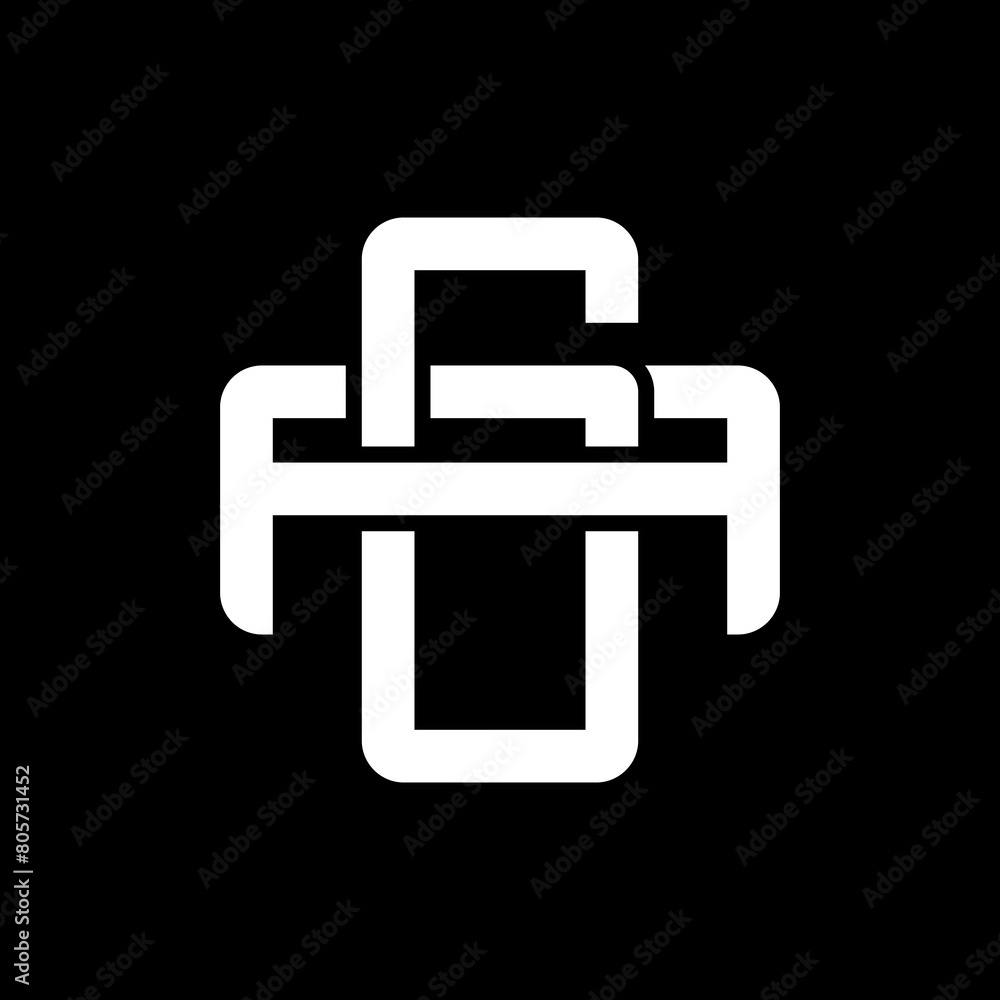 AG or GA monogram logos overlapping. AG or GA monogram logos overlapping.