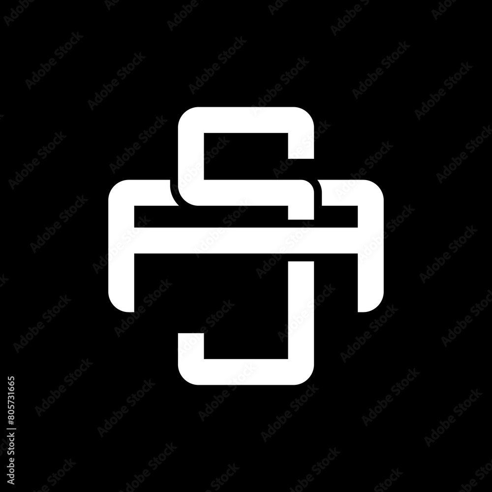 AS or SA monogram logos overlapping. AS or SA monogram logos overlapping.