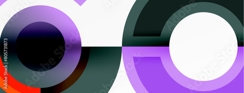 A closeup of an eyecatching purple and black circle on a white background, reminiscent of an automotive wheel system. The bold colors and contrasting shades create a vibrant and artistic design